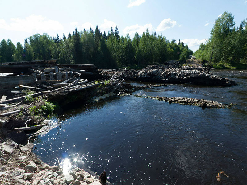 Река Водла в Карелии